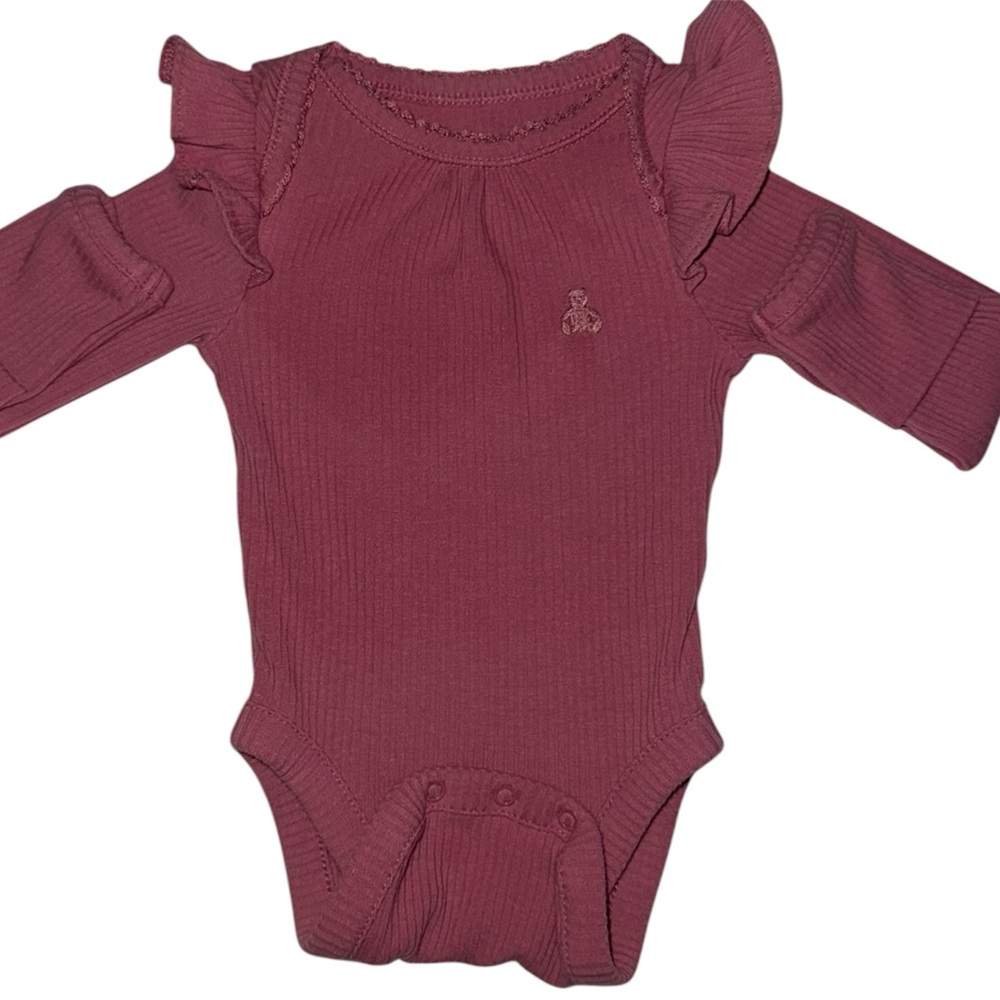 GAP Ruffled Plum Kids Bodysuit